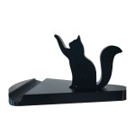 Cat Phone Holder - Black